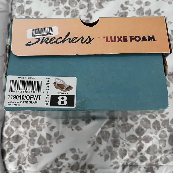 Skechers Date Glam Luxe Foam wedge sandals - Picture 6 of 6